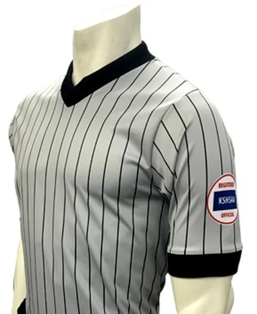 Kansas KSHSAA Body Flex® Wrestling Referee Shirt