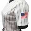 Smitty Women's Grey Referee Shirt With White Border US Flag -Power Fit Wear Shop USA215 58276.1476205330