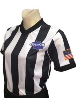 Georgia GHSA Women's Dye Sublimated Basketball Referee Shirt