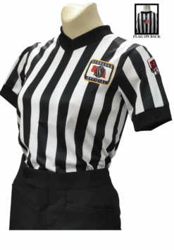Nebraska NSAA-NHS Women's Body Flex® Side Panel Basketball Referee Shirt
