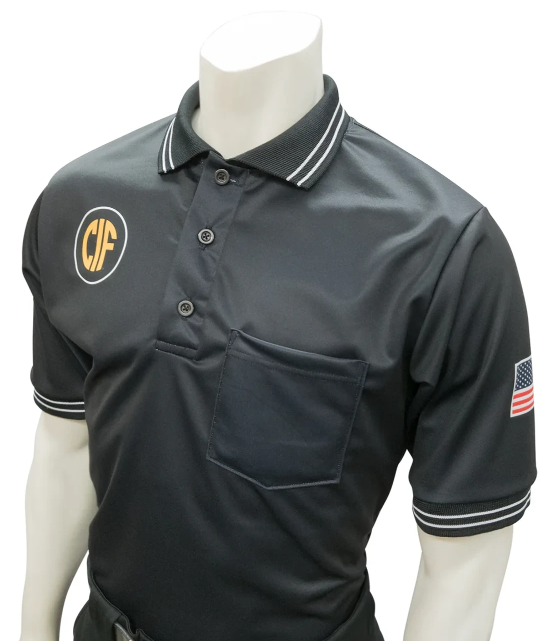 California CIF Dye Sublimated Black Umpire Shirt 3 California CIF Dye Sublimated Black Umpire Shirt
