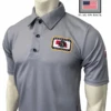 Nebraska NSAA Men's Grey Volleyball Referee Shirt -Power Fit Wear Shop USA400NE NHS GR 93081.1722096658