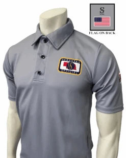 Nebraska NSAA Men's Grey Volleyball Referee Shirt