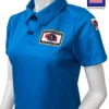 Nebraska NSAA Women's Bright Blue Volleyball Referee Shirt -Power Fit Wear Shop USA402NE NHS BB 10006.1722096993