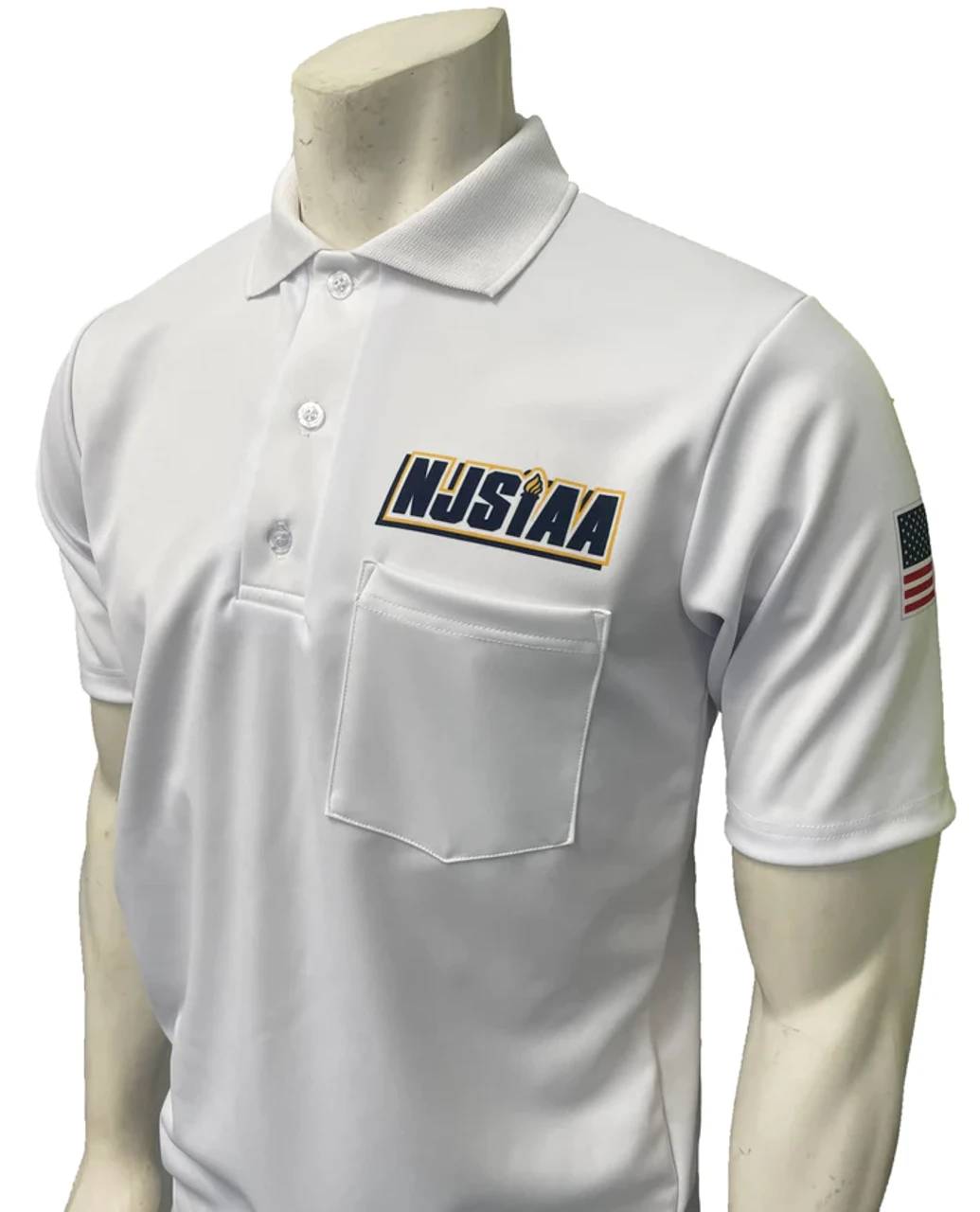 New Jersey NJSIAA Men's Volleyball/Swimming Short Sleeve Shirt With Pocket 3 New Jersey NJSIAA Men's Volleyball/Swimming Short Sleeve Shirt With Pocket