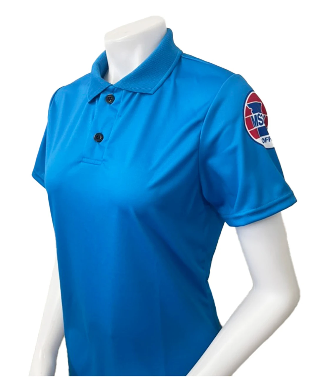 Missouri MSHSAA Women's Bright Blue Volleyball Referee Shirt 3 Missouri MSHSAA Women's Bright Blue Volleyball Referee Shirt