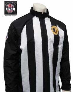 California CFOA 2 1/4" Stripe Rainy Weather Long Sleeve Football Referee Shirt