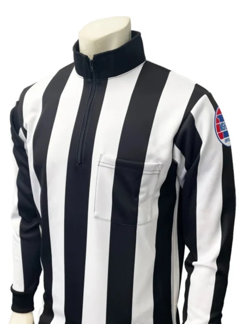 Missouri MSHSAA 2 1/4" Stripe Rainy Weather Long Sleeve Football Referee Shirt