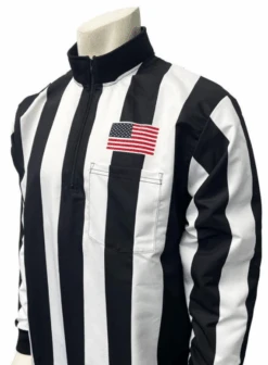 Smitty 2" Stripe Rainy Weather Long Sleeve Football Referee Shirt