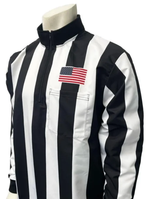Smitty 2" Stripe Rainy Weather Long Sleeve Football Referee Shirt