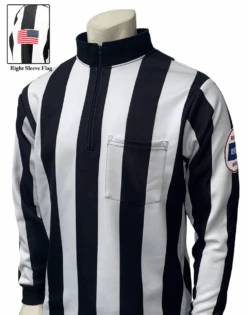 Kansas KSHSAA Foul Weather Long Sleeve Football Referee Shirt Reverse Flag