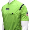 Louisiana LHSOA Green Short Sleeve Soccer Referee Shirt