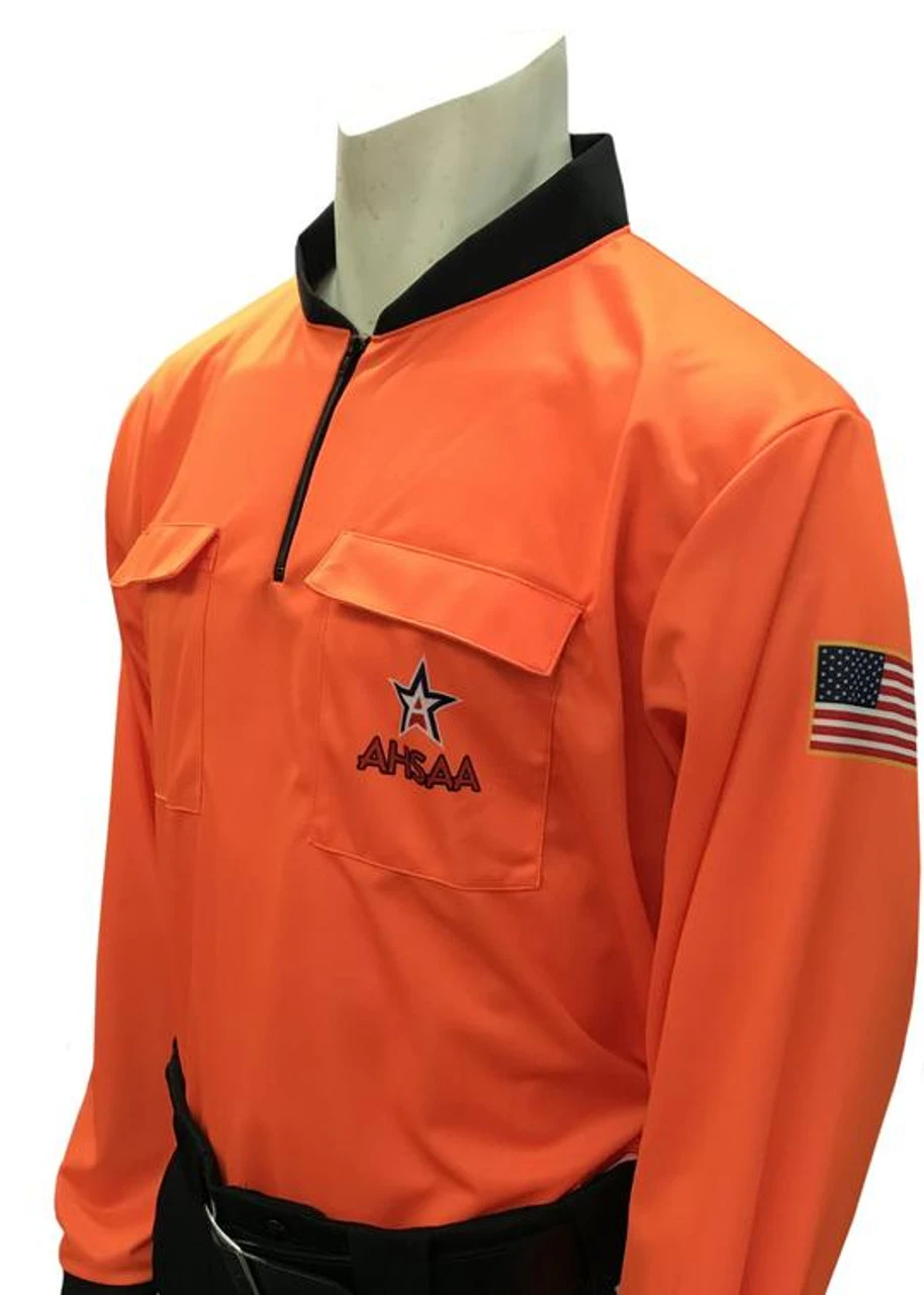 Alabama AHSAA Long Sleeve Fluorescent Orange Soccer Shirt 3 Alabama AHSAA Long Sleeve Fluorescent Orange Soccer Shirt