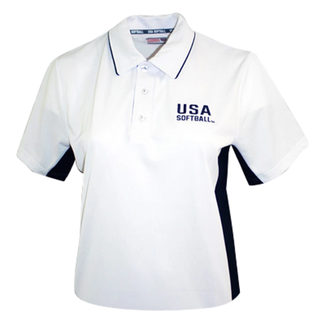 USA Softball White Umpire Shirt 3 USA Softball White Umpire Shirt - Image 2