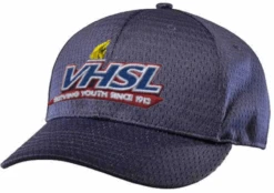 Virginia VHSL Navy Fitted Promesh 6-stitch Combo Umpire Cap