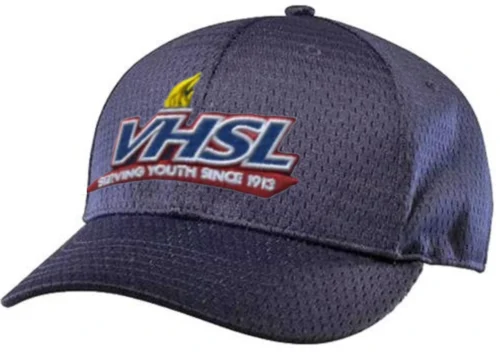 Virginia VHSL Navy Fitted Promesh 6-stitch Combo Umpire Cap