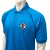 Minnesota MSHSL Men's Short Sleeve Bright Blue Volleyball/Swimming Referee Shirt -New -Power Fit Wear Shop VBS400BB MN 00181.1735761212
