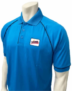 Virginia VHSA Men's Bright Blue Volleyball Referee Shirt