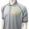West Virginia SSAC Men's Grey Short Sleeve Volleyball Referee Shirt -Power Fit Wear Shop VBS400GRSSAC 39028.1756687812
