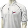 Virginia VHSL Men's White Volleyball Referee Shirt 2 Virginia VHSL Men's White Volleyball Referee Shirt -Power Fit Wear Shop VBS400WH VHSL 07746.1702158872