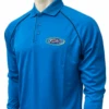 Kentucky KHSAA Embroidered Long Sleeve Men's Bright Blue Referee Shirt -Power Fit Wear Shop VBS401BB KY 83173.1713883546