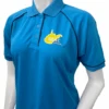 West Virginia SSAC Women's Bright Blue Short Sleeve Volleyball Referee Shirt -Power Fit Wear Shop VBS402BBSSAC 52664.1756685835