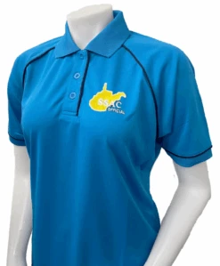 West Virginia SSAC Women's Bright Blue Short Sleeve Volleyball Referee Shirt