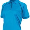 Smitty Women's Bright Blue Short Sleeve Volleyball Referee Shirt -Power Fit Wear Shop VBS402BB 75267.1742731585
