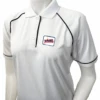 Virginia VHSL Women's White Volleyball Referee Shirt -Power Fit Wear Shop VBS402WH VA 50250.1702410611