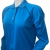 Smitty Women's Bright Blue Long Sleeve Volleyball Referee Shirt -Power Fit Wear Shop VBS403 85685.1742732104