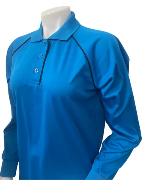 Smitty Women's Bright Blue Long Sleeve Volleyball Referee Shirt