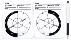 Volleyball Rotation Card With Pencil