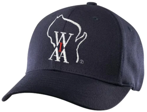 Wisconsin WIAA Fitted Navy 8-stitch Umpire Base Cap