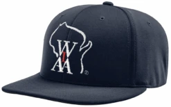 Wisconsin WIAA Navy Pulse Performance 8-stitch Umpire Base Cap