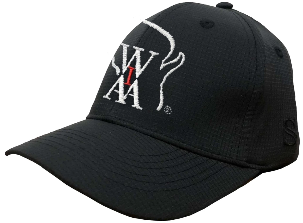 Wisconsin WIAA Smitty Black Mesh 6-stitch Combo Umpire Cap 3 Wisconsin WIAA Smitty Black Mesh 6-stitch Combo Umpire Cap