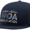 Washington WOA Navy Ignite LT Laser Performance 8-stitch Umpire Cap -Power Fit Wear Shop Washingotn WOA Navy Ignite 98484.1756667995