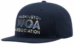 Washington WOA Navy Ignite LT Laser Performance 8-stitch Umpire Cap