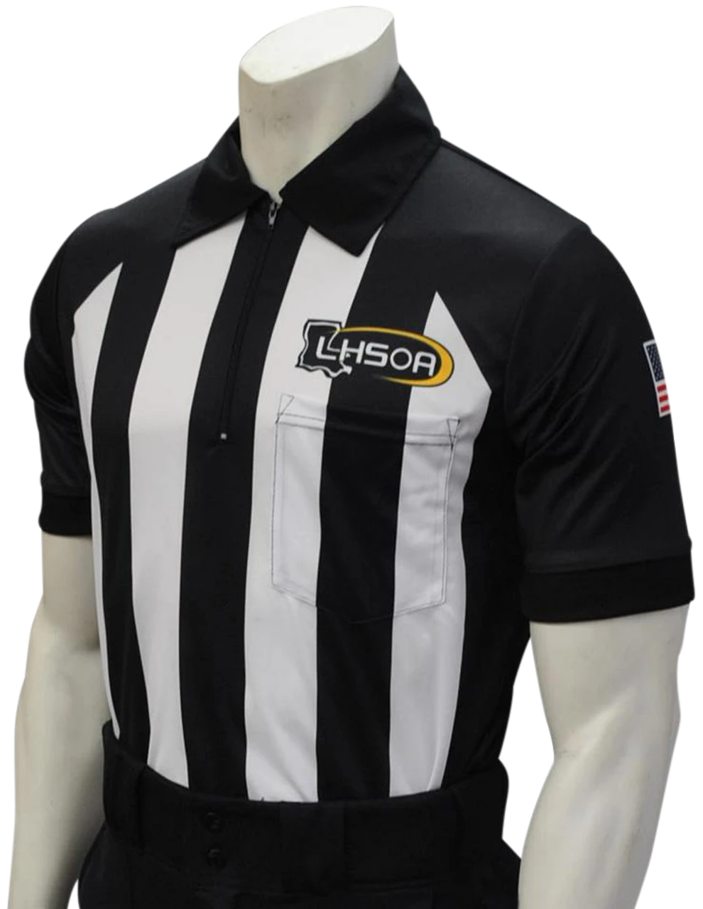Louisiana LHSOA Dye Sublimated Short Sleeve Football Referee Shirt 3 Louisiana LHSOA Dye Sublimated Short Sleeve Football Referee Shirt